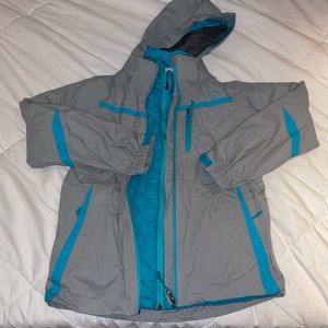 GIRLS Large (14-16) TWO IN ONE LLBean ski jacket. Wear together or separate